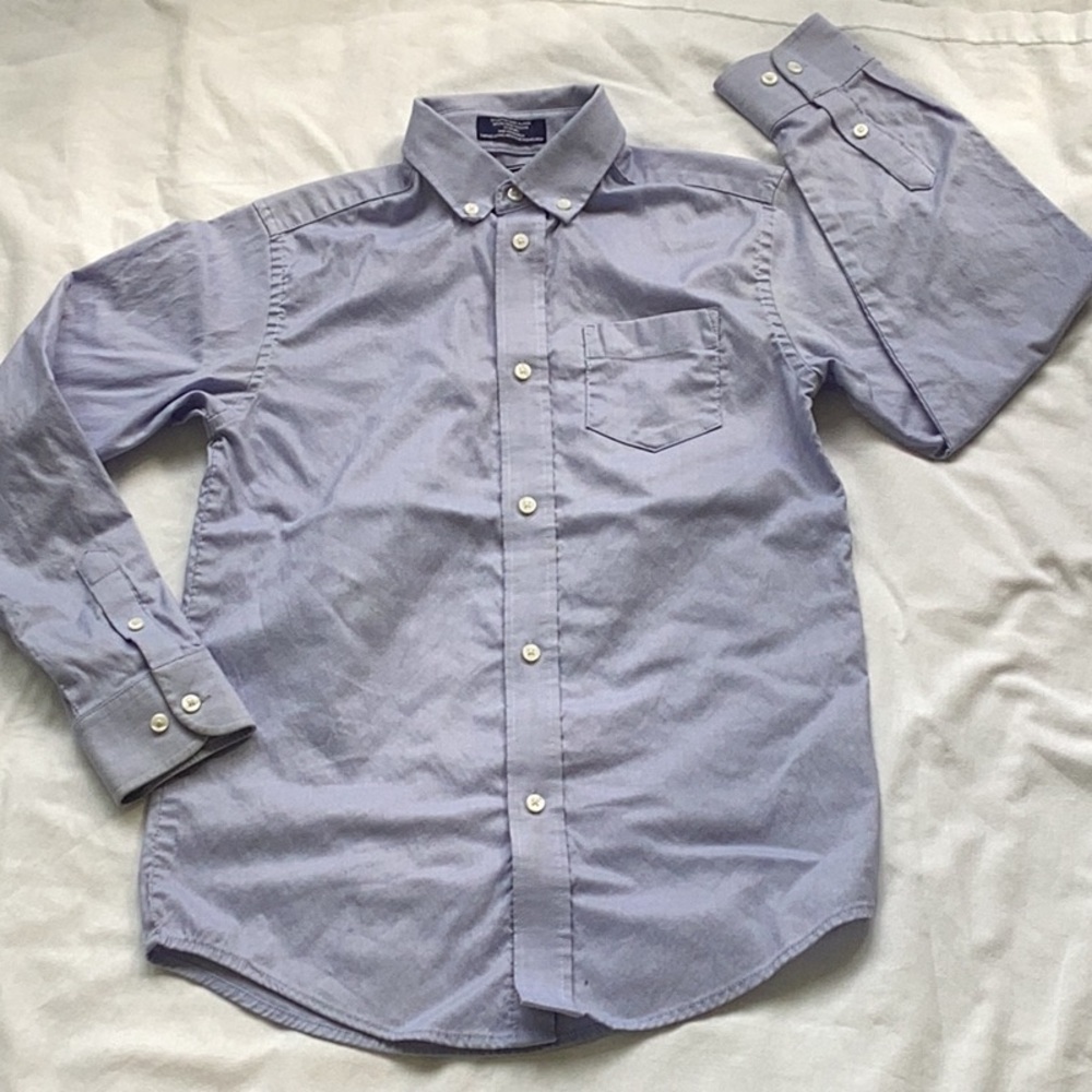 🏈 Light Blue Button-down Shirt
